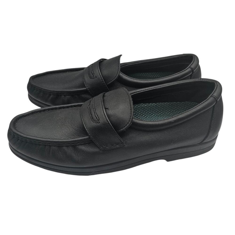 Weyenberg Mens Sz 9.5 Classic Penny Loafer Slip On Dress Shoes Black